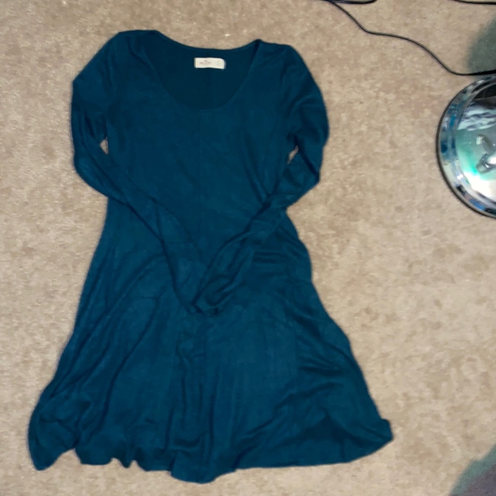 Green Long Sleeve Dress